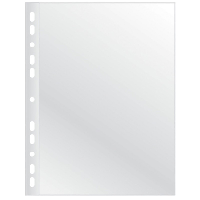 KOSZULKA NA DOK. KRYSTALICZNA KBK, PP, W FOLII, A4, 90UM, MAXI, 50SZT., TRANSPA.