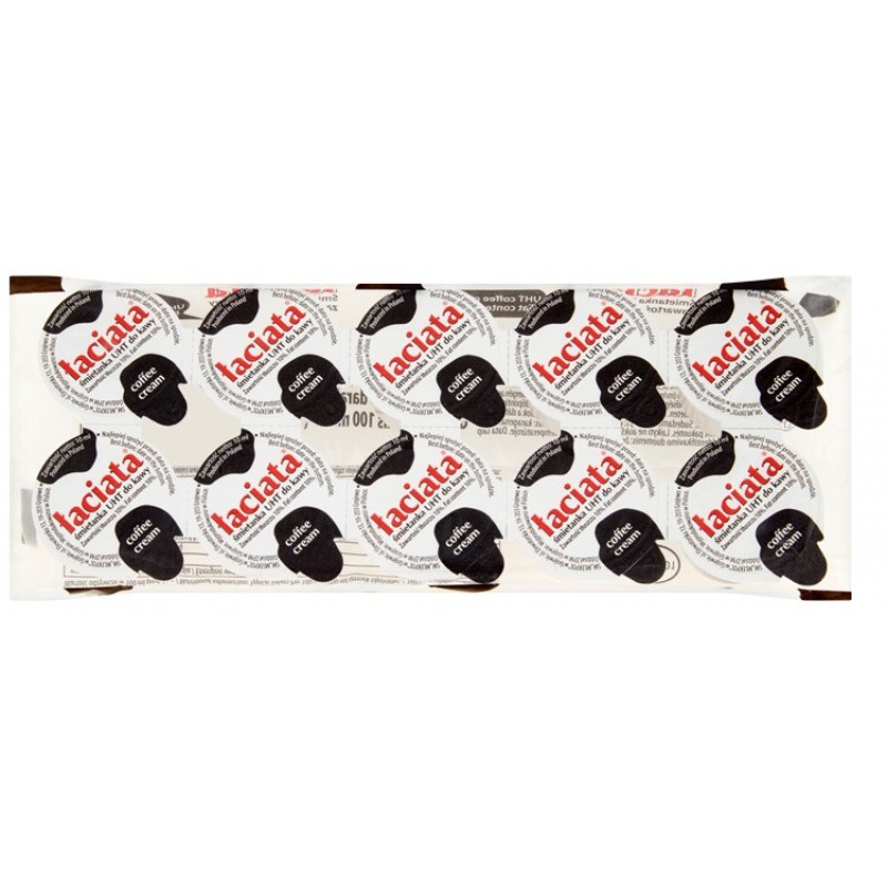 Śmietanka ŁACIATE, w kubeczkach, 10x10 ml