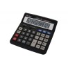 Kalkulator biurowy VECTOR KAV DK-209DM BLK, 12-cyfrowy, 152x160mm, czarny