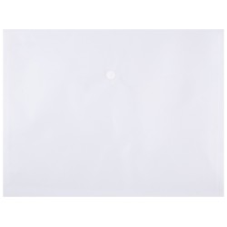 Teczka kopertowa DONAU zatrzask, PP, A4, 180mikr., transparentna