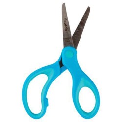 Nożyczki dla dzieci SCOTCH® (1442B), zaokrąglone, 12cm, niebieskie i różowe