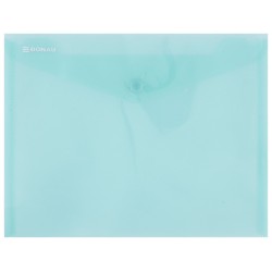 Teczka kopertowa DONAU zatrzask, PP, C5, 180mikr., zielona