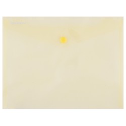 Teczka kopertowa DONAU zatrzask, PP, C5, 180mikr., żółta