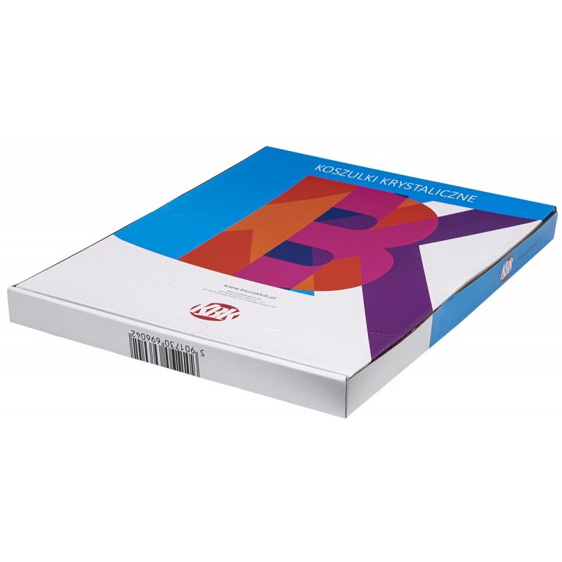 Koszulka na dokumenty krystaliczna KBK, PP, A4, 50UM, 100szt w pud.