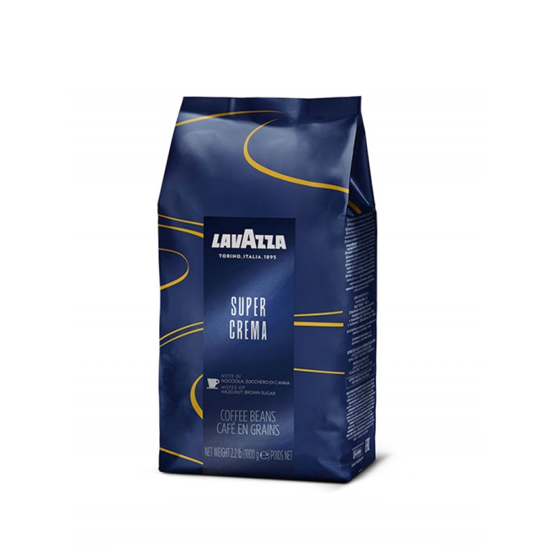 Kawa LAVAZZA SUPER CREMA ESPRESSO BLUE, ziarnista, 1 kg