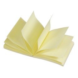 Bloczek samoprzylepny DONAU, typu Z, 76x76mm, 1x100 kart., jasnożółte