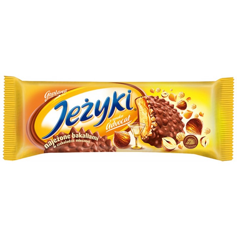 Ciastka JEŻYKI GOPLANA, 140g, adwokatowe