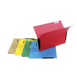 Teczka zawieszkowa DONAU z boczkami, A4, 230gsm, niebieska