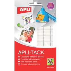 Masa mocująca APLI Apli-Tack, podzielona, 75g, biała