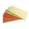 Przekładka papierowa 1/3 A4 KBK, 240x105mm, 100szt., pomarańczowa