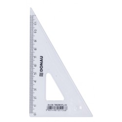 Ekierka DONAU, mała, 12cm, 60°, transparentna