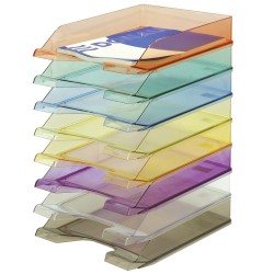 Szufladka na biurko DONAU, polistyren, A4, standard, transparentna