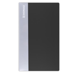 Wizytownik DONAU, PP, na 120 wizytówek, czarny