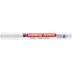 Marker kredowy e-4095 EDDING, 2-3mm, biały