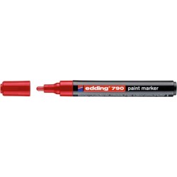 Marker olejowy e-790 EDDING, 2-3 mm, czerwony