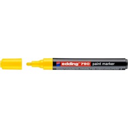 Marker olejowy e-790 EDDING, 2-3 mm, żółty