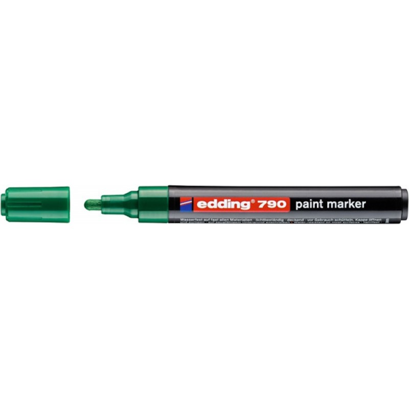 Marker olejowy e-790 EDDING, 2-3mm, zielony