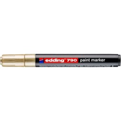 Marker olejowy e-790 EDDING, 2-3mm, złoty