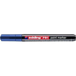 Marker olejowy e-791 EDDING, 1-2mm, niebieski