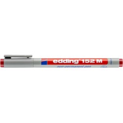 Marker zmywalny e-152 M EDDING, 1mm, czerwony