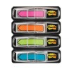 Zakładki indeksujące POST-IT® (684-ARR4), PP, 11,9x43,2mm, strzałka, 4x24 kart., mix kolorów neonowy