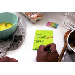 Zakładki indeksujące POST-IT® (684-ARR4), PP, 11,9x43,2mm, strzałka, 4x24 kart., mix kolorów neonowy