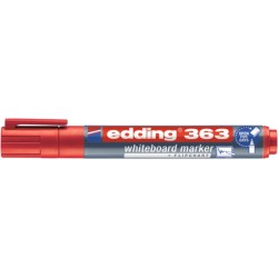 Marker do tablic e-363 EDDING, 1-5 mm, czerwony