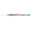 Marker akrylowy e-5300 EDDING, 1-2 mm, matowe srebro