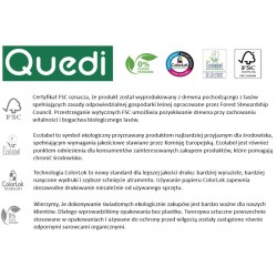 Papier ksero QUEDI ESSENTIAL A4, A4, klasa C, 80gsm, 500ark.