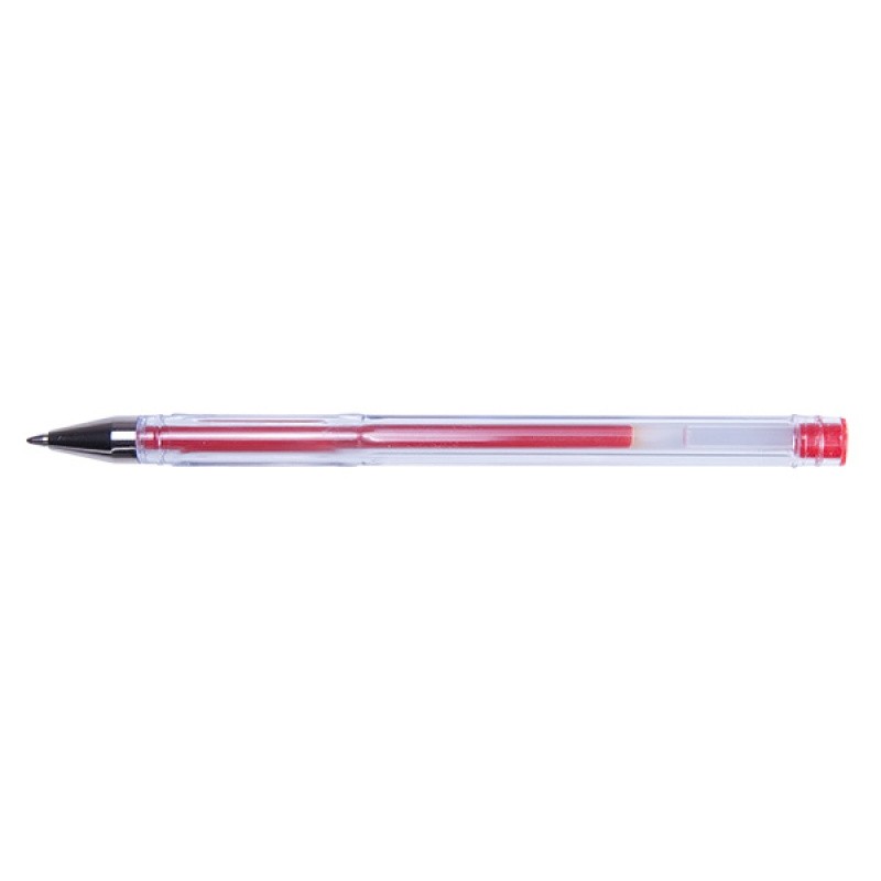 Długopis żelowy OFFICE PRODUCTS Classic 0,5mm, czerwony