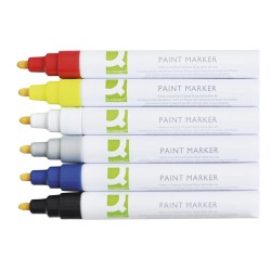 Marker olejowy Q-CONNECT, okrągły, 2-3mm, biały