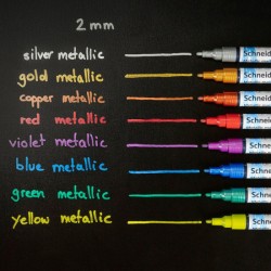 Marker metaliczny SCHNEIDER Paint-It 011, 2 mm, miedziany metalik
