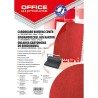 Okładki do bindowania OFFICE PRODUCTS, karton, A4, 250gsm, skóropodobne, 100szt., czerwone