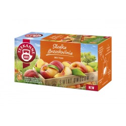 Herbata TEEKANNE World of Fruits, Słodka Brzoskwinia, 20 kopert