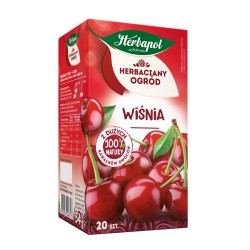 Herbata HERBAPOL Herbaciany Ogród, 20 torebek, wiśnia
