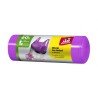 Worki na śmieci JAN NIEZBĘDNY, HDPE, t-shirt, 60l, 20szt., fioletowe