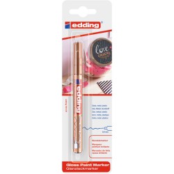 Marker olejowy połyskujący e-780 EDDING, 0,8mm, blister, miedziany