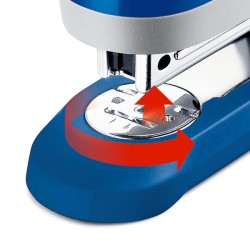 ZSZYWACZ NOVUS E25 CZERWONY Z PAKIETEM STARTOWYM ZSZYWEK 24/6 DIN SUPER                                                 