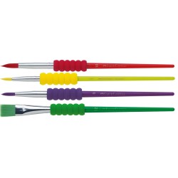 PDZLE SZKOLNE Z MIKKIM UCHWYTEM 4 SZT. BLISTER FABER-CASTELL                                                          