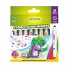 Pisaki dwustronne z piecztkami 10 kolorw - CRICCO                                                                     