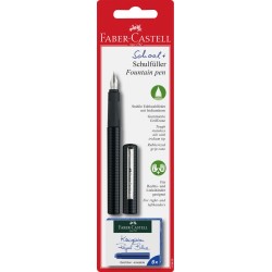 PIRO WIECZNE SZKOLNE CARBON LOOK + 6 NABOI  FABER-CASTELL                                                              
