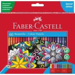 KREDKI ZAMEK 60 KOL. FABER-CASTELL                                                                                      