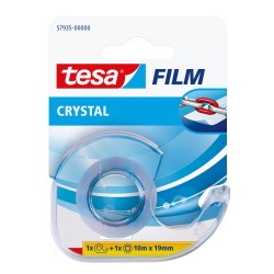 TAMA BIUROWA TESAFILM CRYSTAL 10M X19MM + DYSPENSER                                                                    