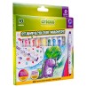 Pisaki dwustronne z piecztkami 10 kolorw - CRICCO                                                                     
