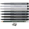 ZESTAW STARTOWY PITT ARTIST PEN HANDLETTERING+AKCESORIA 9 ELEMENTW FABER-CASTELL                                       