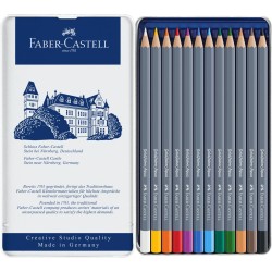 KREDKI AKWARELOWE GOLDFABER AQUA 12 KOL. OPAK. METALOWE FABER-CASTELL                                                   