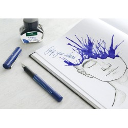 ATRAMENT NIEBIESKI WYMAZYWALNY 30ml FABER-CASTELL                                                                       