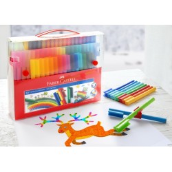 FLAMASTRY CONNECTOR 80 KOL. ZESTAW PREZENTOWY FABER-CASTELL                                                             
