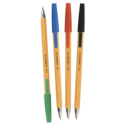 Długopis Q-CONNECT z wymiennym wkładem 0,4mm (linia), niebieski