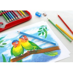 KREDKI OWKOWE OPAK. PROMOCYJNE (18KOL.+4 KOL. PODSTAWOWE+2 OWKI) FABER-CASTELL                                      